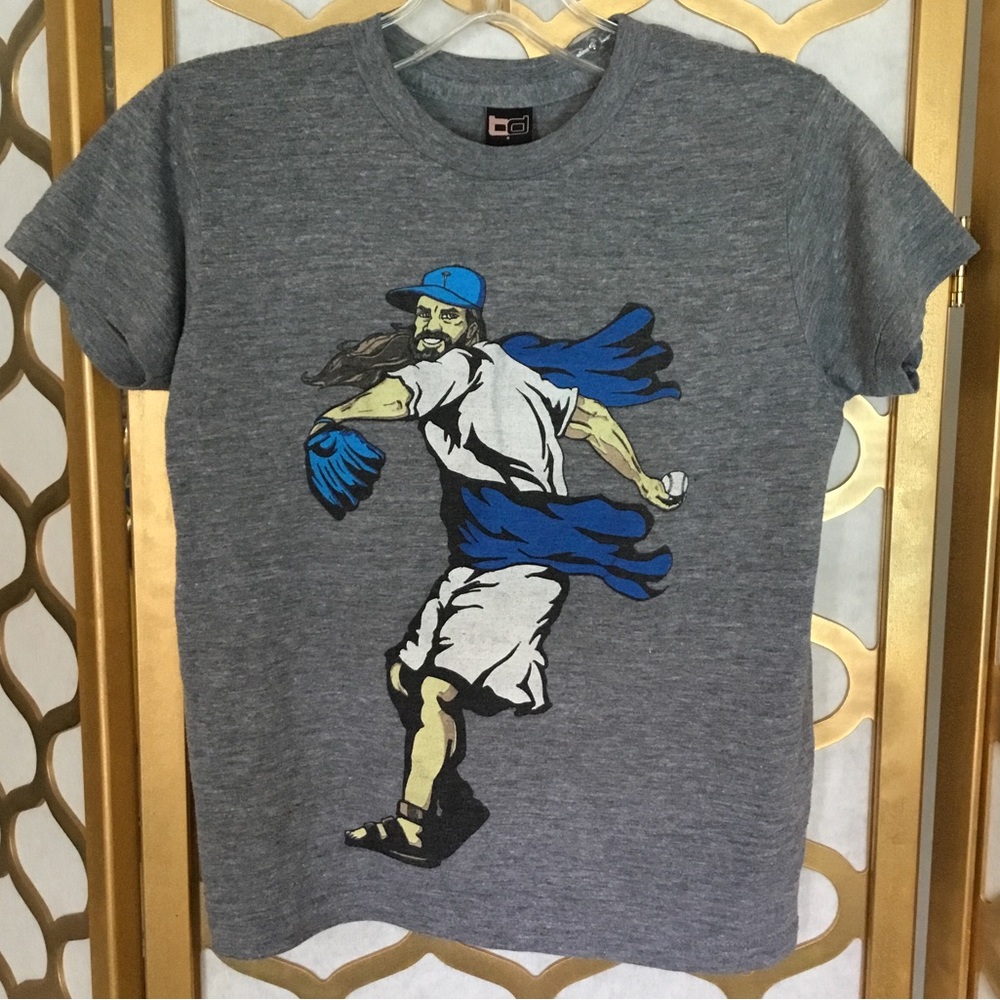 Beautiful Demise Jumpshot Jesus Creators - Strikeout Jesus Baseball T-shirt Kids